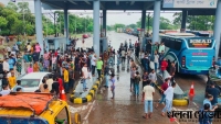 কেএমপি কমিশনারের অপসারণ দাবিতে রূপসা সেতু অবরোধ