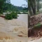 রেকর্ড বৃষ্টিপাত, মুহুরী নদীর বাঁধ ভেঙে প্লাবিত ১৫ গ্রা