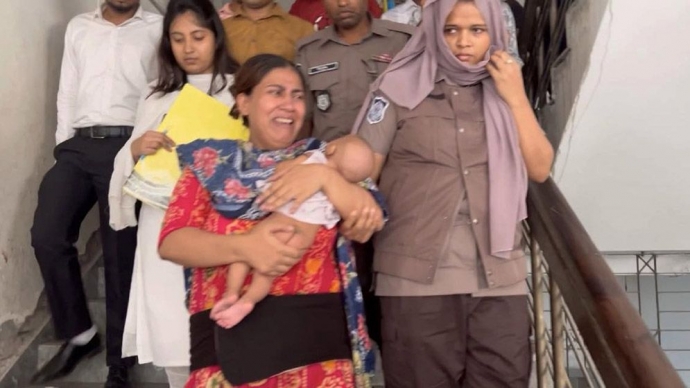 জামিন পেলেন দেড় মাসের সন্তানসহ কারাগারে যাওয়া সেই  নারী